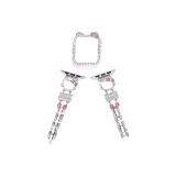 Серебряный ремешок + серебряный ромб корпус