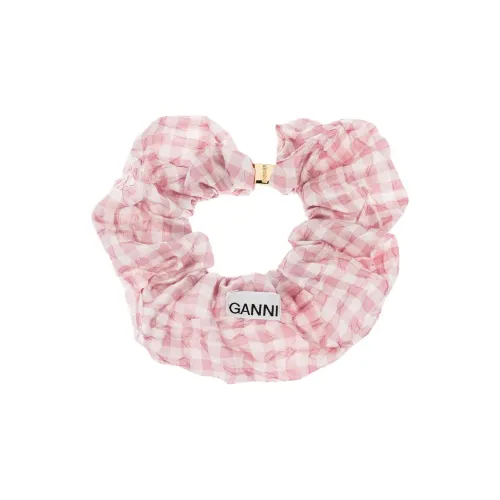 GANNI Переработанный полиэстер Резинка для волос Женская Розовая