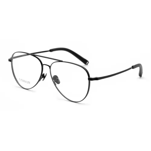 Xiao Luo Di Титан Авиатор Оправы для очков Мужской Черный Золото