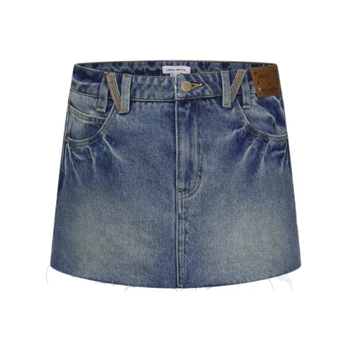 URBAN REVIVO Джинсовые короткие юбки Женские