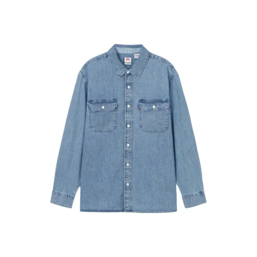 Levis Steal Синий Мужской Рубашки