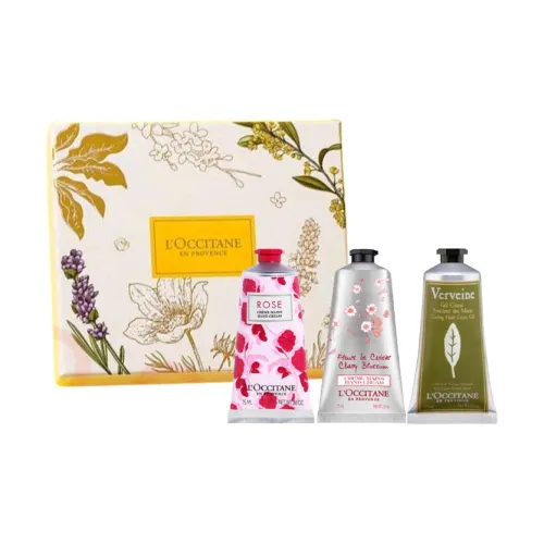 L'OCCITANE Сладкий Вишневый цветок Набор Крем для рук Увлажняющий и Питающий 75 мл * 3