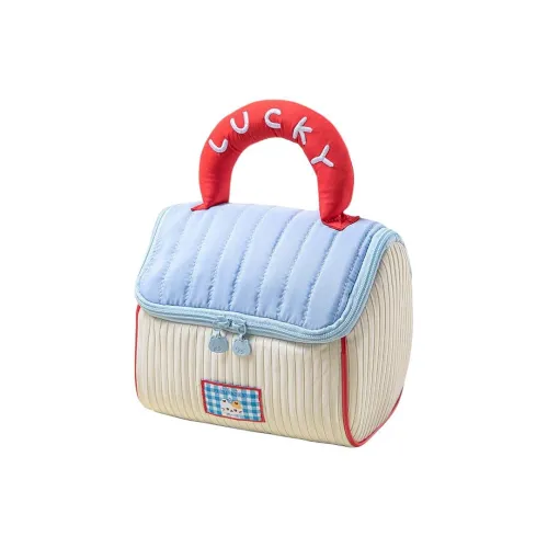 OMGD Милый House Makeup Bag Большой объем COTTAGE Туалетная сумка Портативный мешок для хранения