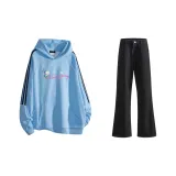 Свитшот "Далекий Небесный Лазурь" + Черный Деним