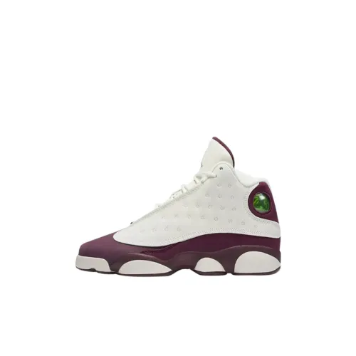 Jordan Air Jordan 13 High Топ Баскетбольные кроссовки Белый Детский