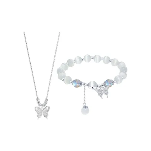 BAIMUMOU Цветное стекло Ожерелье Женское