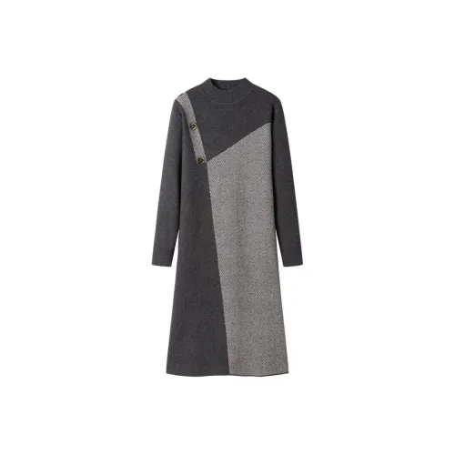 RED DRAGONFLY Длинное платье с длинными рукавами женское