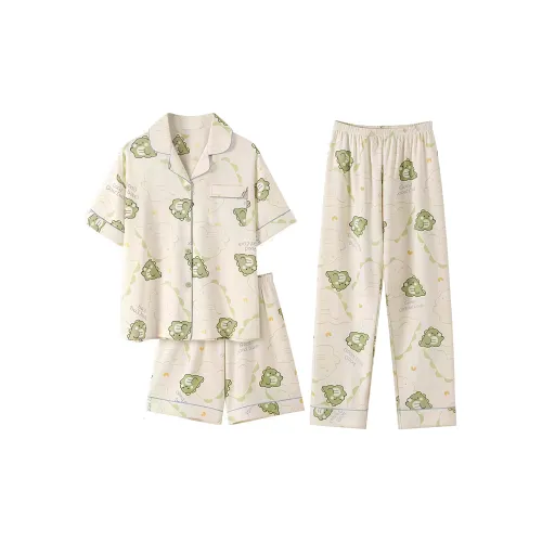 QIAOYUN Little Динозавр Женские Пижамные комплекты
