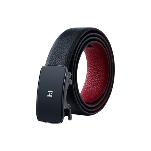 HLA Ремни из натуральной коровьей кожи мужской 3,5 см