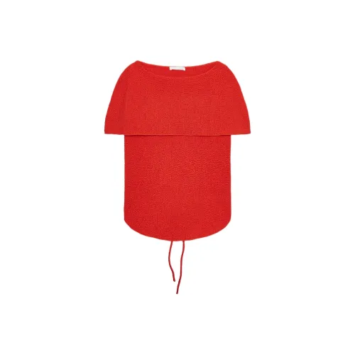 ZARA Темно-красный Женский Трикотаж