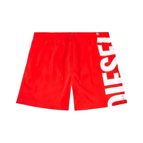 DIESEL Red Мужские Пляжные Шорты