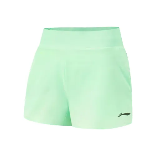 LINING RUNNING Collection Охлаждающие Зеленые Женские Спортивные Шорты