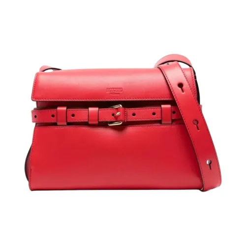 MOSCHINO Телячья кожа Сумка через плечо Женская Красная