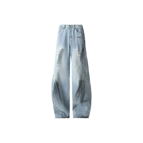 HOKLV Унисекс Джинсы