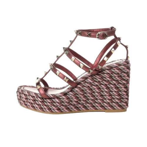 Valentino Garavani Римские Сандалии 10 см Женские Красные