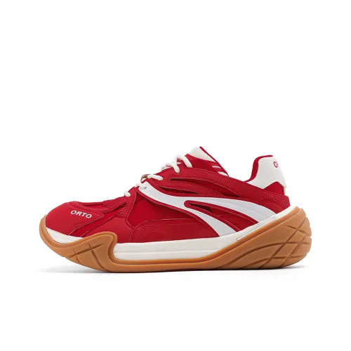 MPZY Низкий Топ Casual Унисекс Красный