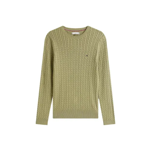 Tommy Hilfiger Оливково-зеленые Женские Свитера