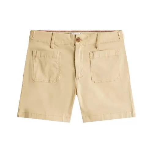 Tommy Hilfiger Khaki Женские Повседневные Шорты