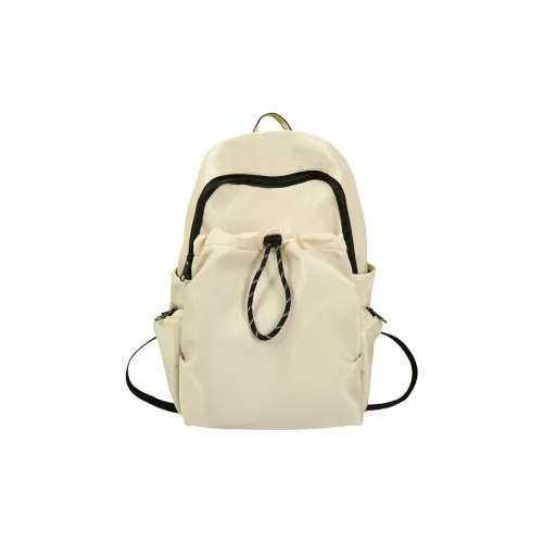 Deli Bear Нейлон Рюкзак Унисекс Черный Экрю Желтый