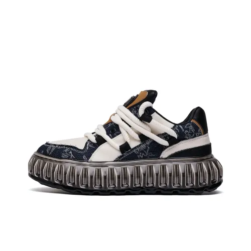 HUITE Низкий Топ Casual Мужской Белый