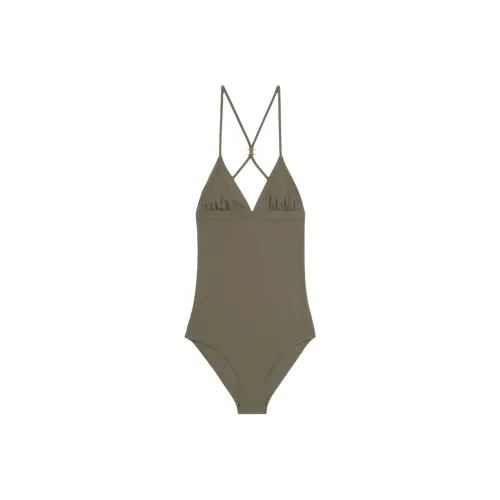 CELINE Ван-Пис Купальник Женский Оливково-зеленый