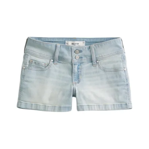 Hollister Blue Женские Джинсовые Шорты