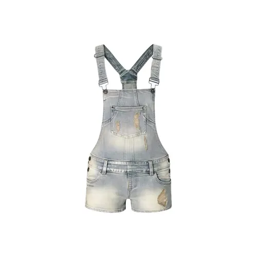 TIBINB Светло-синие женские джинсовые шорты