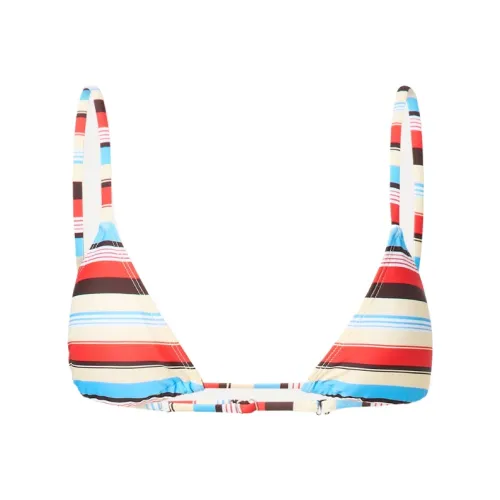 GLASSONS Stripe Утепленный Бикини Треугольник Топ Бикини Женские