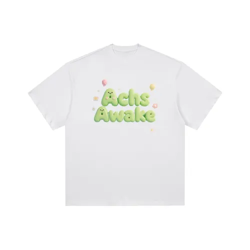 ACHS AWAKE Белый Унисекс T-рубашки