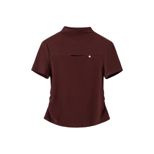 TOUCH Бургунди Женские T-рубашки