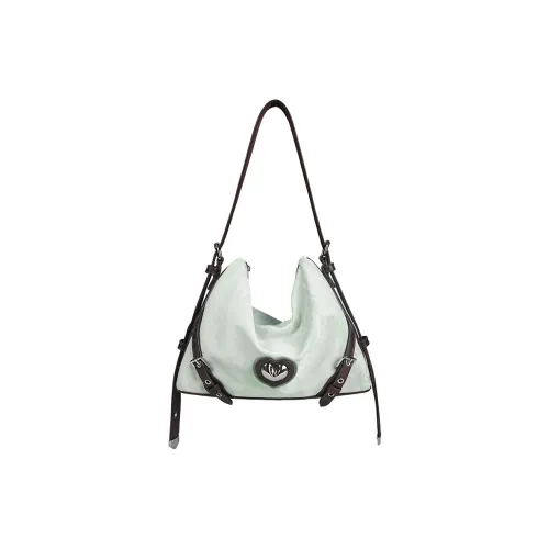 Kenghua Village ПУ (полиуретан) Сумка через плечо Сумка Обычная Женская Мятно-зеленая Розовая