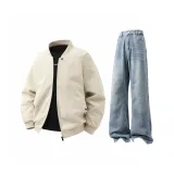 Абрикос + Светло-синий