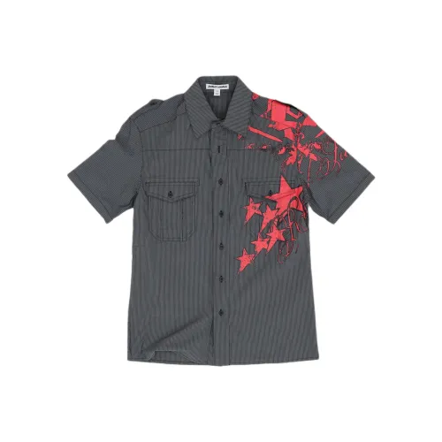 Jaded London Script Полоска Рубашка Мужская