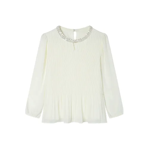 LOUISY AO Бежевый Абрикос Женская Рубашка