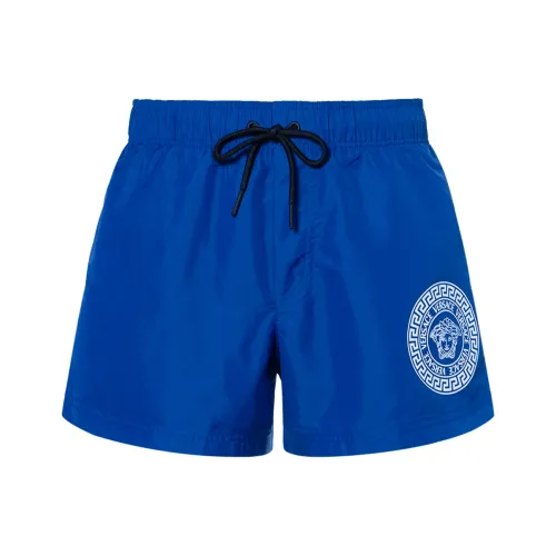 VERSACE Повседневные шорты Мужские Синие