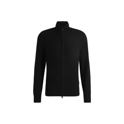 Hugo Boss Черные Мужские Кашемировые Свитера