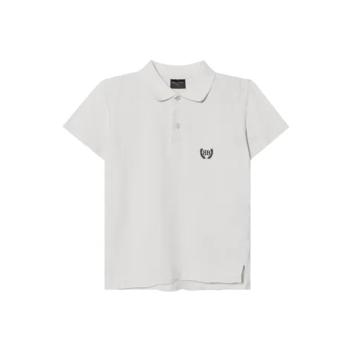 Balenciaga SS25 Поло Женское Белое Грязное