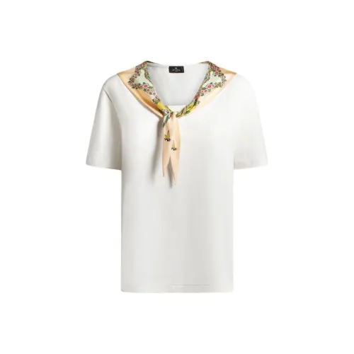 ETRO Светло-янтарный Женские T-рубашки