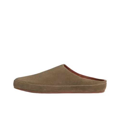 Loro Piana Домашние тапочки Мужские Бежевые