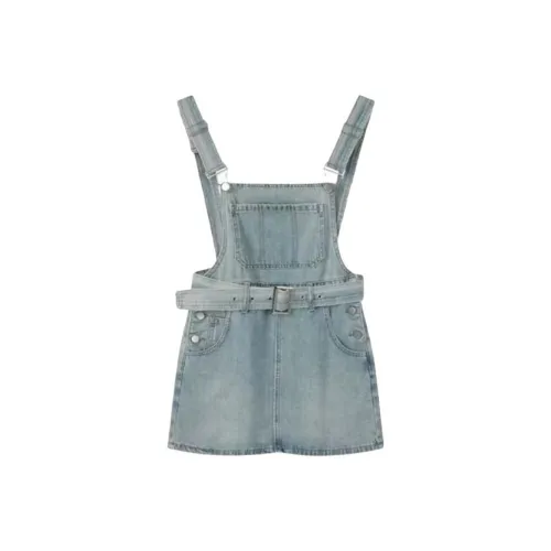 TIBINB Светло-синие женские джинсовые шорты