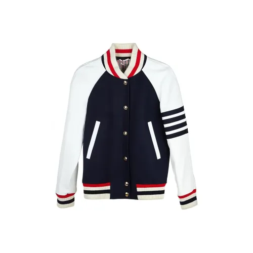 THOM BROWNE Морской синий Женские Куртки