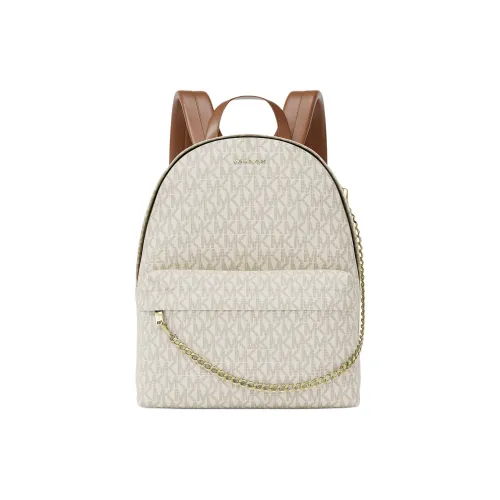 MICHAEL KORS Slater Холст Рюкзак Средний Женский Ванильный Белый