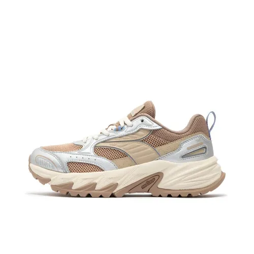 361° Floating Light Амортизаторы Slip-resistant Низкий топ Беговые кроссовки Женские Умбра Серебряный