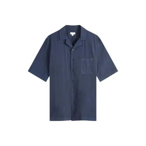 SUNSPEL Темно-синие мужские рубашки