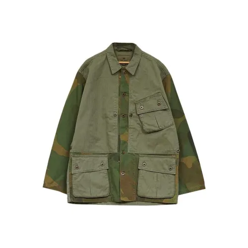 NIGEL CABOURN Зеленый Мужской Куртки