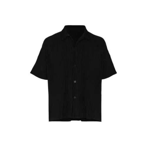 ISSEY MIYAKE Мужские Черные Рубашки
