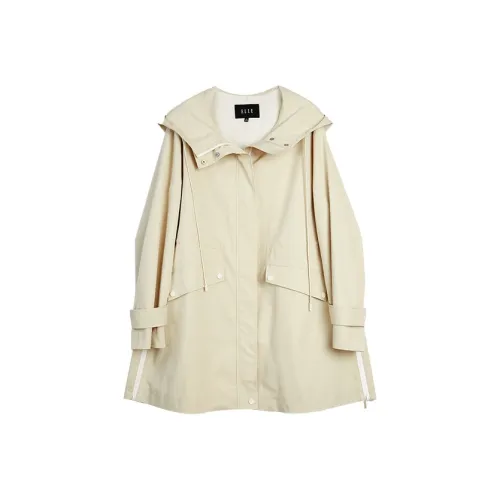 ELLE Светлый хаки Женский тренч