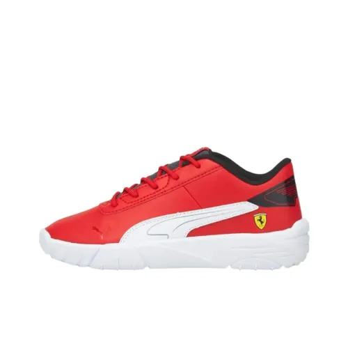 Scuderia Ferrari X PUMA Drift Cat Low Топ Детские Лайфстайл Обувь Красный Подростки