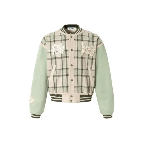 DOH STORE Светло-зеленые унисекс куртки