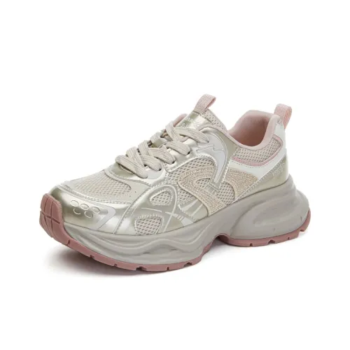 MEWGL Дышащие Низкие Кроссовки с Толстой Подошвой Женские